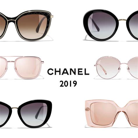 chanel sunglasses 2019|chanel sunglasses with white trim.